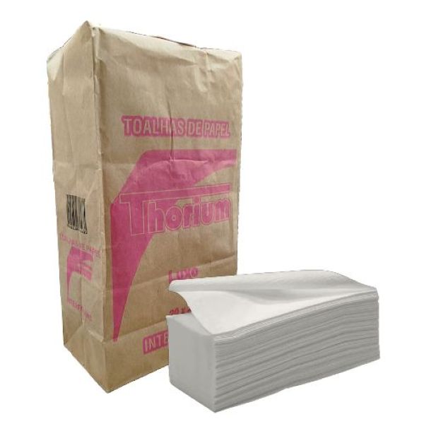 Papel Toalha Interfolhado Luxo 2 Dobras 20x21cm PT 700 FL Thorium
