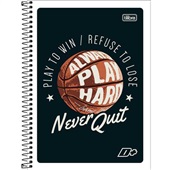 Caderno Universitário Capa Flexível D+ Masculino E 96 FL 1 UN Tilibra