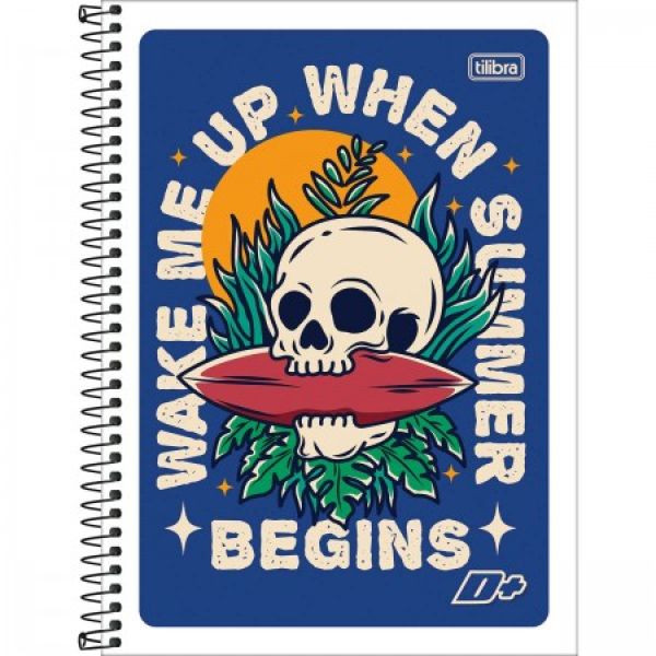 Caderno Universitário Capa Flexível D+ H 96 FL 1 UN Tilibra
