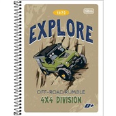 Caderno Universitário Capa Flexível D+ Masculino C 96 FL 1 UN Tilibra