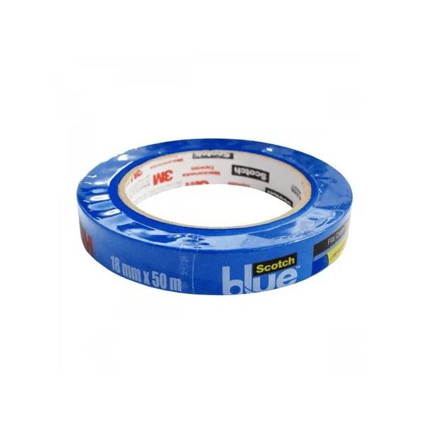 Fita Crepe Pintura Profissional Scotch Blue 18mm x 50m 1 UN 3M