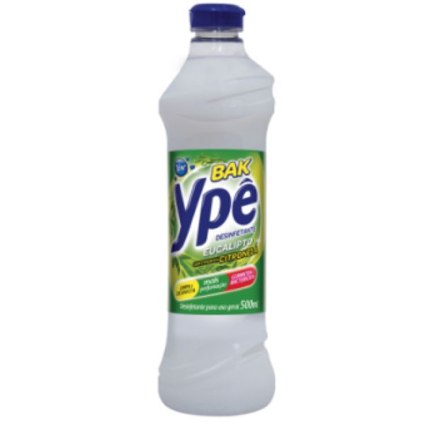 Desinfetante Bak 3 em 1 Eucalipto 500ml 1 UN Ypê