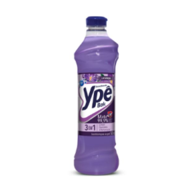Desinfetante Bak 3 em 1 Lavanda 500ml 1 UN Ypê