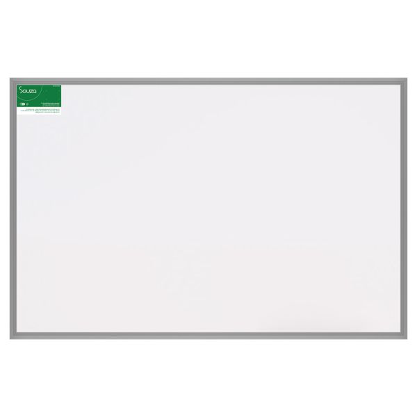 Quadro Branco Não Magnético 90 x 60cm Moldura Alumínio Pop 5603 1 UN S