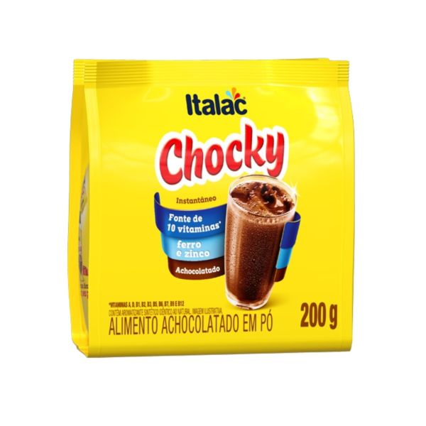 Achocolatado em Pó 200g Chocky 1 UN Italac