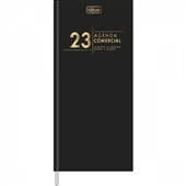 Agenda Comercial Costurada 2026 Preta 12,3 x 27,5cm 208 FL 1 UN Tilibr