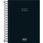 Agenda 2026 Espiral Pepper Preta 11,7x16,4cm 160 FL 1 UN Tilibra