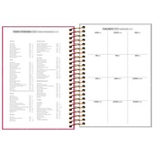 Agenda Espiral 2026 Tilibra Spot Feminina Capas Sortidas 12,9 x 18,7cm