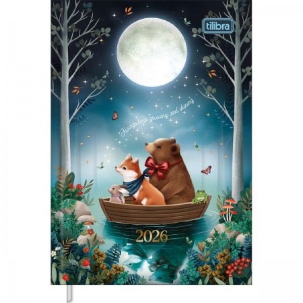 Agenda 2026 Tilibra Costurada Loveland Capas Sortidas 10,5 x 14,8cm 17