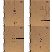Planner 2026 Espiral Kraftwork Capas Sortidas 17,7 x 24cm 80 FL 1 UN T