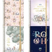 Planner 2026 Espiral Pooh Capas Sortidas 17,7 x 24cm 80 FL 1 UN Tilibr