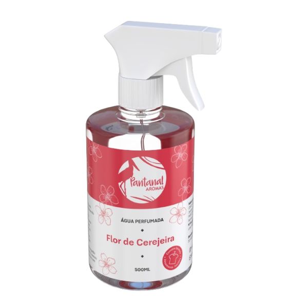 Água Perfumada Flor de Cerejeira 500ml 1 UN Pantanal