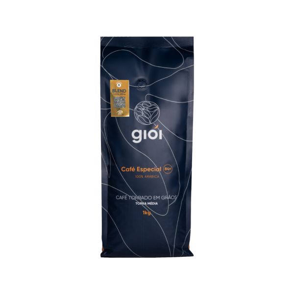 Café em Grãos Blend Torra Média 1kg 1 UN Gioi