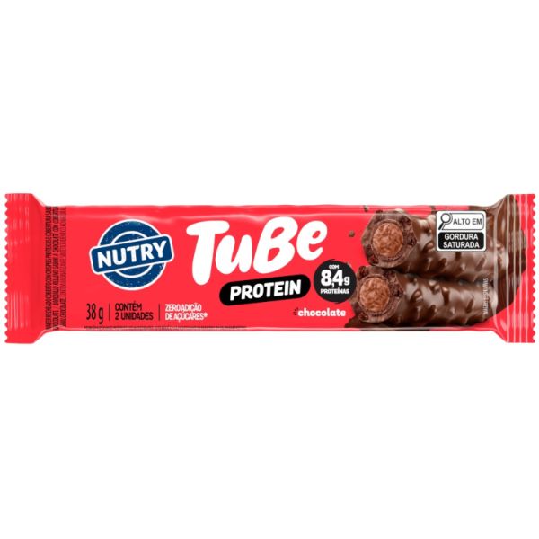 Tubo de Proteína Chocolate 38g 1 UN Nutry