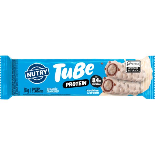 Tubo de Proteína Cookies 38g 1 UN Nutry