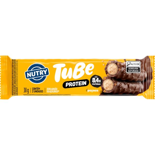 Tubo de Proteína Paçoca 38g 1 UN Nutry