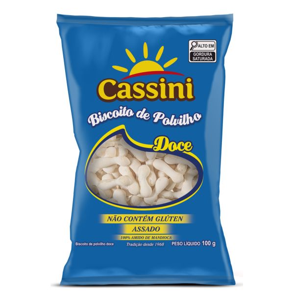 Biscoito de Polvilho Doce 100g 1 UN Cassini