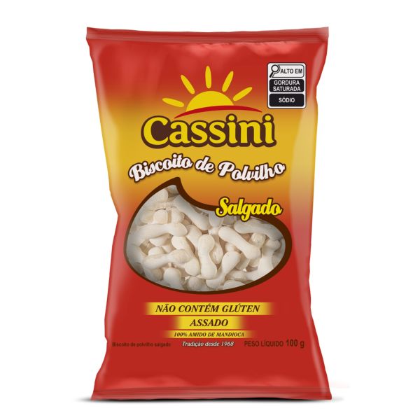 Biscoito de Polvilho Salgado 100g 1 UN Cassini