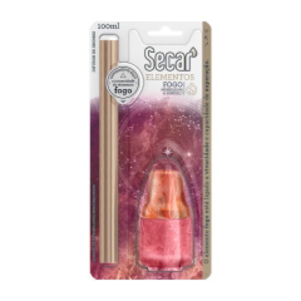 Difusor de Aromas 100ml Elementos Fogo 1 UN Secar