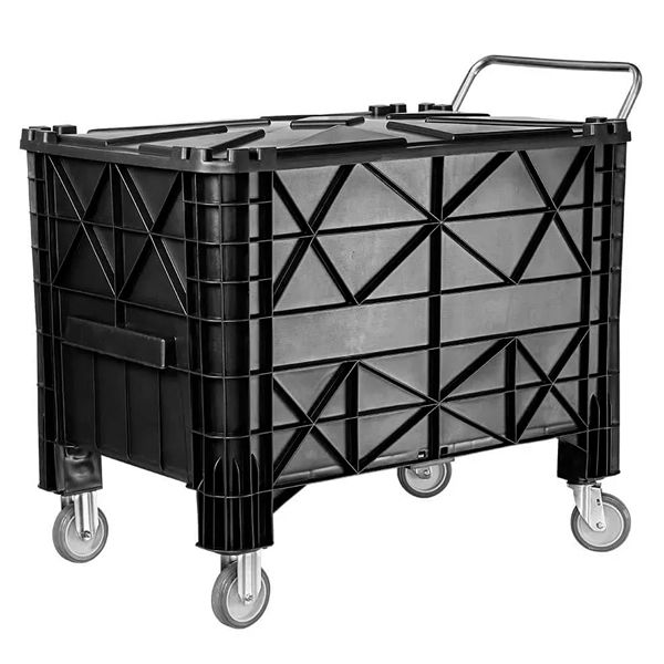 Carrinho Coletor JSN Completo 370L Preto 1 UN