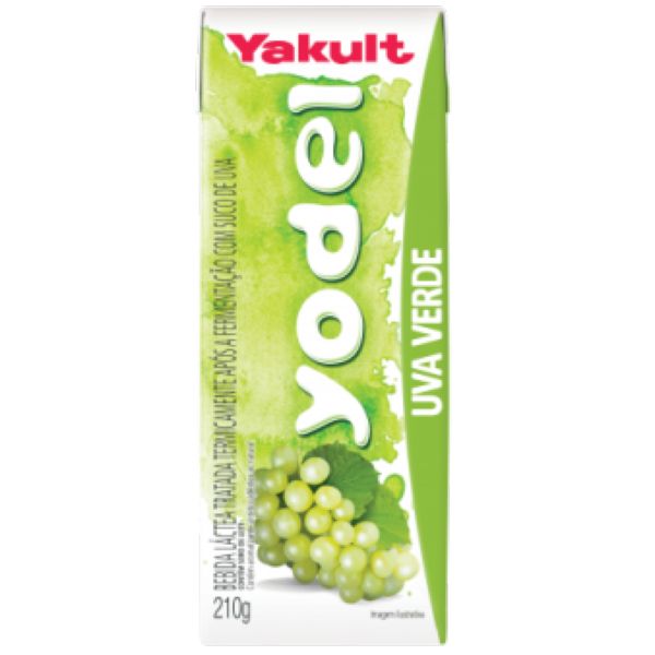 Bebida Láctea Fermentada Yakult com Suco de Uva 210ml 1 UN Yode