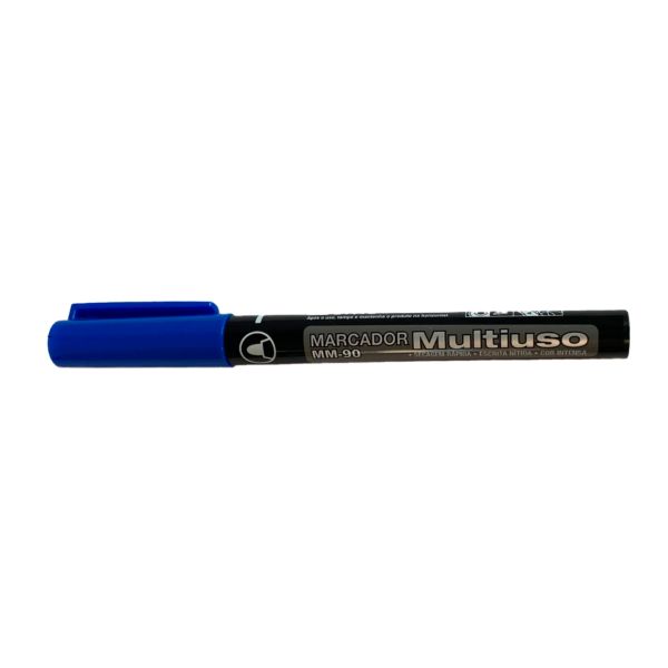 Pincel Marcador Permanente 2,0mm Azul 1 UN Grampline