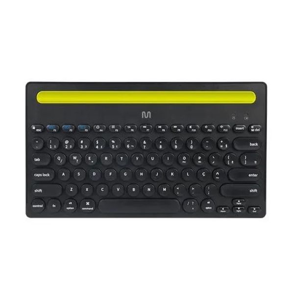 Teclado sem Fio Slot Bluetooth Preto TC284 1 UN Multilaser