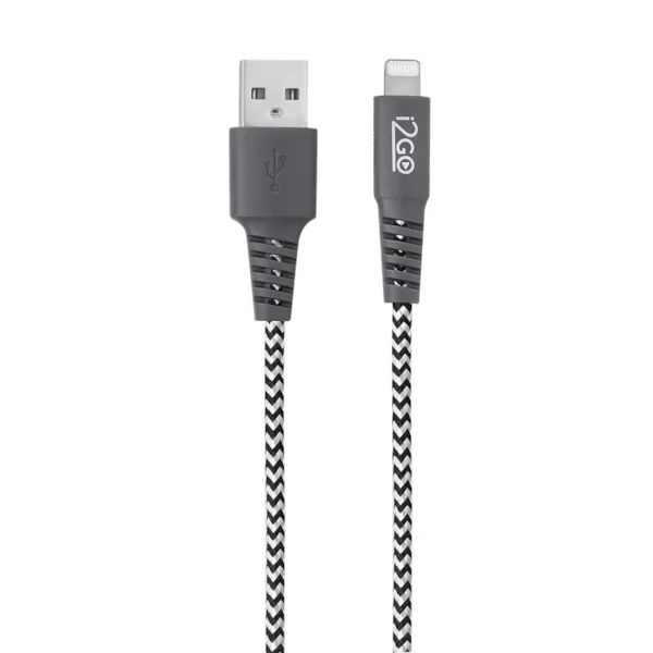 Cabo Lightning USB para iPhone 1,5m Preto 1 UN I2GO