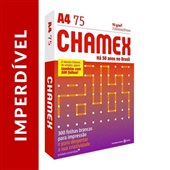 Papel Chamex A4 Sulfite Branco 210x297mm 75g PT 300 FL