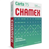 Papel Chamex Carta Sulfite Branco 216x279mm 75g PT 500 FL