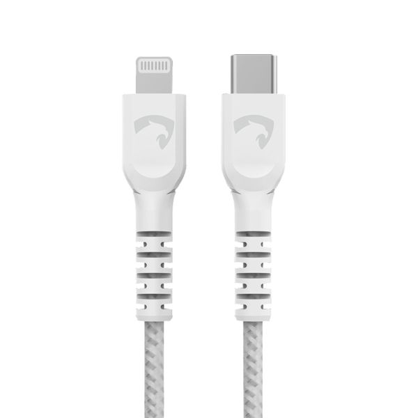 Cabo IPhone Amet Ultra Cable Lightning USB-C MFI Nylon 1,2m Branco 1 U