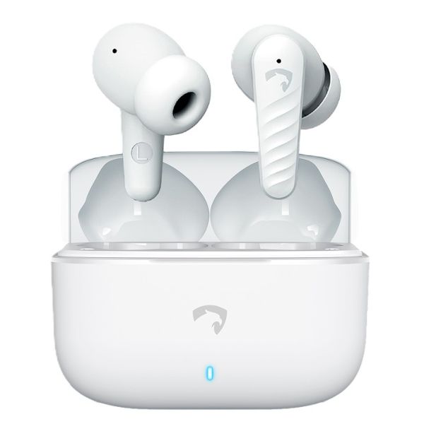 Fone de Ouvido Bluetooth AMET TWS Cancelamento de Ruído ENC Branco 1 U