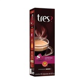 Cápsula de Café Espresso Vibrante Tres CX 10 UN 3 Corações 80g