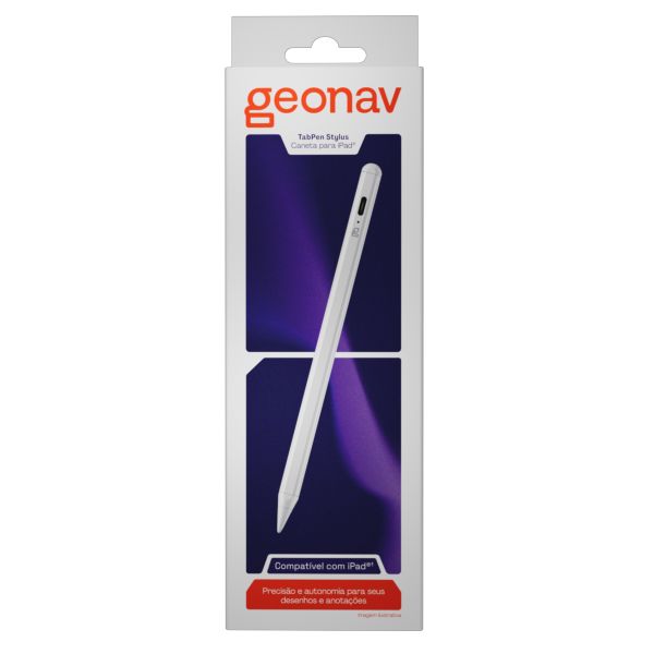 Caneta Pencil Digital para Ipad Stylus IPEN01WT 1 UN Geonav