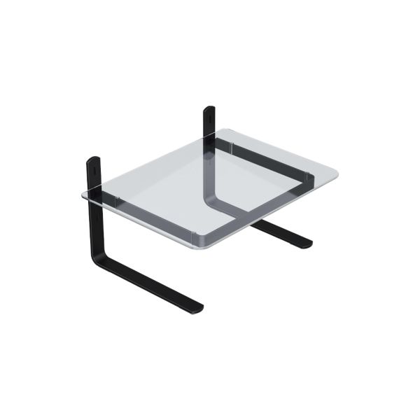 Suporte Para Monitor Office Vidro Incolor 1 UN Reliza