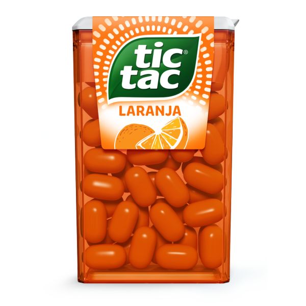 Pastilha Sabor Laranja 14.5g 1 UN Tic Tac