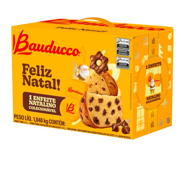 Cesta de Natal PP 1 UN Bauducco