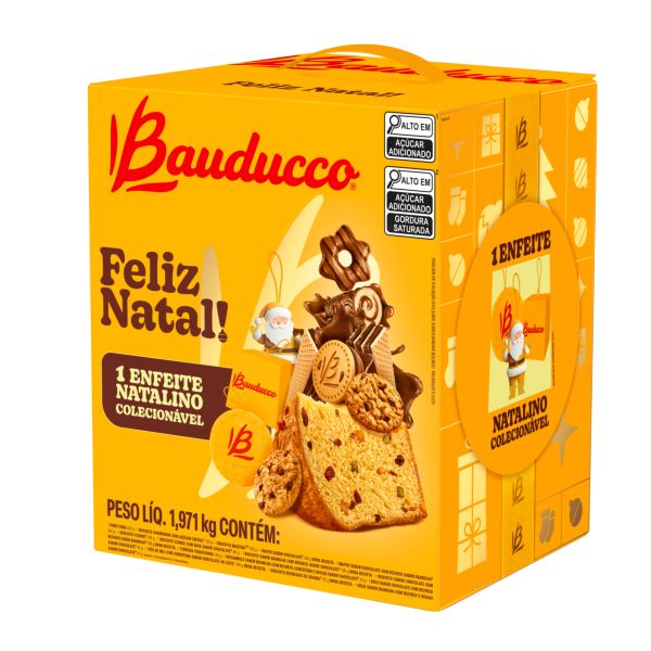 Cesta de Natal Pequena 1 UN Bauducco