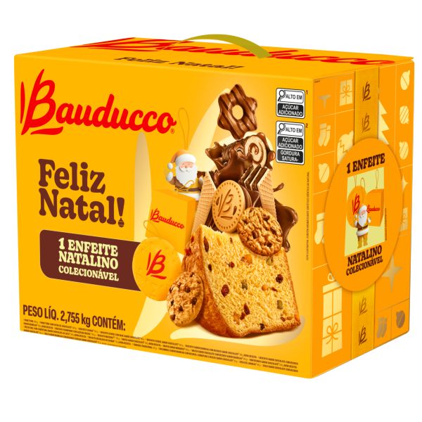 Cesta de Natal Grande 1 UN Bauducco