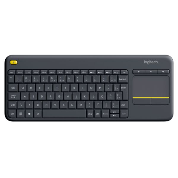 Teclado sem Fio K400 Plus Cinza 1 UN Logitech