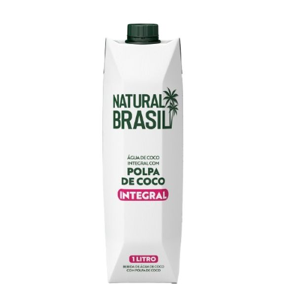 Água de Coco Integral com Polpa 1 Litro 1 UN Natural Brasil