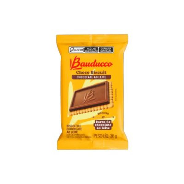 Biscoito Bauducco ChocoBiscuit Ao Leite 36g 1 UN