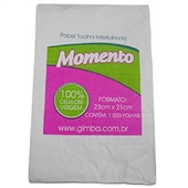Papel Toalha Interfolha 2 Dobras Momento 23x21cm PT 1000 FL