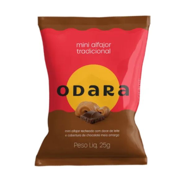 Alfajor Mini Odara Tradicional ao Leite com Doce de Leite 25g 1 UN