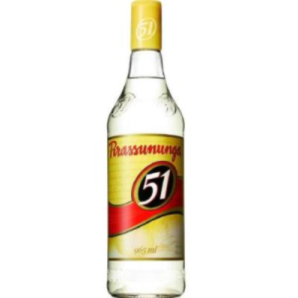 Cachaça 51 com Casco 965ml 1 UN