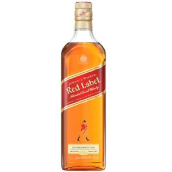 Whisky Red Label 750ml 1 UN Johnnie Walker
