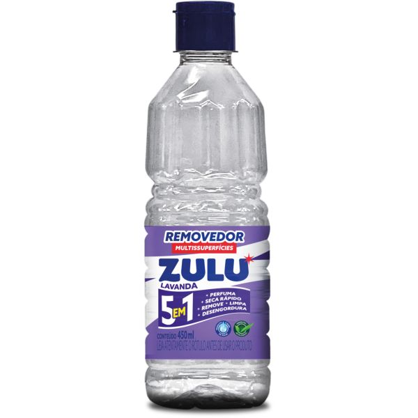 Removedor Zulu Multissuperfícies 450ml Lavanda 1 UN