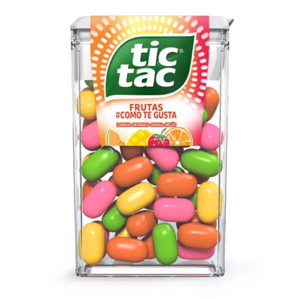Pastilha Sabor Frutas 14.5g 1 UN Tic Tac