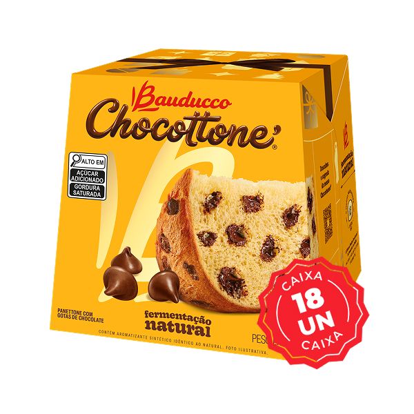 Chocottone 400g CX 18 UN Bauducco