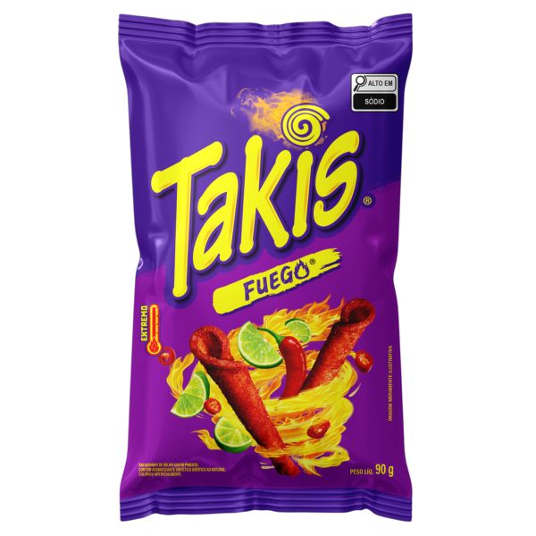 Salgadinho Fuego 90g 1 UN Takis